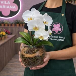 Orquídea no Aquário